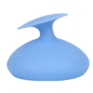 Ventouse en silicone pour le massage du dos et l'aspiration des mucosités pour enfants et nourrissons, dispositif de massage manuel, bleu paon - Product Image 1