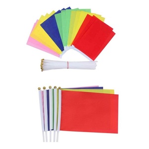 Bandera de la mano nacional del país proveedor de la fábrica y bandera de mano pequeña de diseño personalizado - Product Image 4