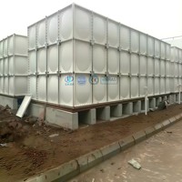 Réservoir d'eau potable en PRV (Plastique Renforcé de Fibre de Verre) de 1000 gallons, robuste, à bas prix, modulaire, carré, pour les Émirats Arabes Unis