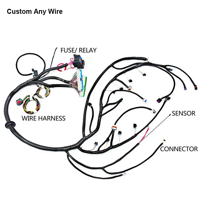 Combustible Hilux Cables Har M11Swap Ls Energy Nuevo T-Plug Hembra Conector de motocicleta Coche E46 Arnés de cableado automático para Toyota