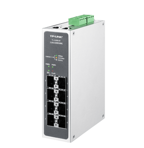 TP-LINK TL-IS500-8T Switch Ethernet Industrial Gestionado de Capa 3, 8 Puertos 10G SFP+ ERPS Ring, -40°C~60°C, Montaje en Carril DIN - Product Image 1