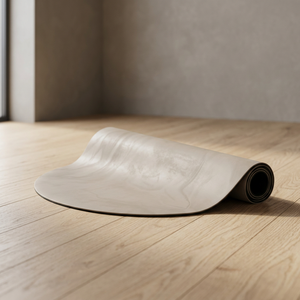Tapete de Yoga Personalizado de Diseño Nuevo, de Goma PU Ovalada, Grueso de 5 mm, Impermeable, Universal, para Fitness, Venta al por Mayor, con Curva Personalizada - Product Image 3