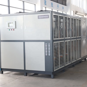 Refroidisseur d'eau industriel à vis refroidi par air 400 kW 120 tonnes, congélateur rapide - Product Image 4