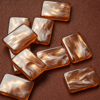 Tuiles de Mahjong Vintage Sun Joker, édition limitée nacrée, pièces de jeu en acrylique rétro avec bords arrondis