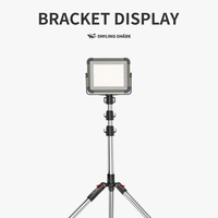 Lampe de travail LED rechargeable avec batterie externe, haute luminosité, multi-modes, lampe de travail portable pour atelier, garage, camping, extérieur