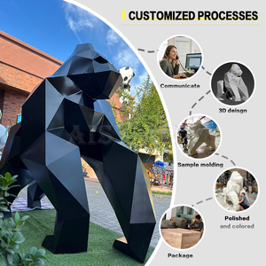 Escultura <span class=keywords><strong>de</strong></span> Bulldog Personalizada Ecológica, Adornos <span class=keywords><strong>de</strong></span> <span class=keywords><strong>Perro</strong></span> Manchados <span class=keywords><strong>de</strong></span> Resina <span class=keywords><strong>de</strong></span> Acero y Vidrio <span class=keywords><strong>de</strong></span> Dibujos Animados para Sala <span class=keywords><strong>de</strong></span> Estar, Tema <span class=keywords><strong>de</strong></span> Arte - Product Image 3