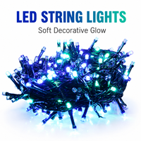 300 LED-Lichterkette 13m Grün 6V IP44 Feenlichter für Innen und Außen Weihnachtsbaum Party Feiertagsdekoration