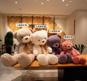 بيع بالجملة حيوان كبير النوم دمية دمية عناق لعبة الجنس هدية مخصصة وسادة ضخمة دمية دب عملاق هدايا عيد ميلاد الفتيات - Product Image 3