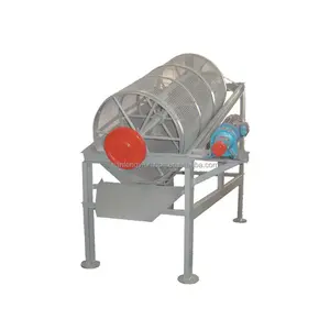 Top soil screen mobile compost drum screen machine for sawdust wood chips refuse