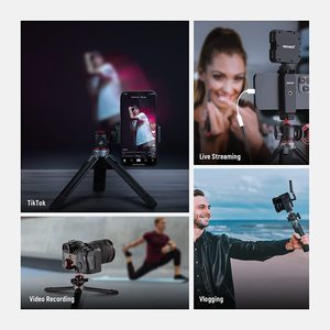 Trípode Extensible para Vlogging, Mini Trípode para Cámara <span class=keywords><strong>Neewer</strong></span> con Cabezal de Bola Ajustable de 360 Grados y Soporte para Accesorios - Product Image 6
