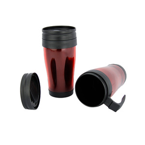 Giấy Chèn Nhựa Thermo Coffee Mug Với Xử Lý Đôi Tường Nhựa Travel Cup Cách Điện Nhựa Travel Mug - Product Image 2