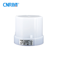 Controlador de Luz Automático con Fotocélula CNRIYA AS15-2310G 10A, Interruptor Inductivo con Detector de Anochecer al Amanecer, Clasificación IP54/IP44, 50 Lux