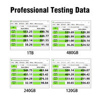 Supporto per Personalizzazione di Piccoli Ordini OEM, Disco Rigido SATA3 da 2,5 Pollici, SSD da 512GB 1TB 2TB 128GB 240GB 256GB