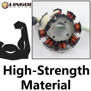 LINGQI RACING 磁电机定子 8 极 5 线 定子点火线圈磁电机 适用于 50cc 发动机越野摩托车 ATV 轻便摩托车踏板车 - Product Image 5