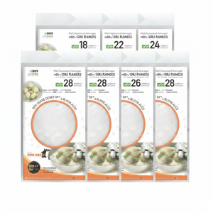 Tapis à vapeur circulaire en silicone pour cuire à la vapeur des boulettes de riz et d'autres aliments - Product Image 1