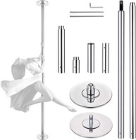 Pôle de danse pour strip-teaseuse, hauteur réglable de 2235 mm (7'4') à 2745 mm (9')