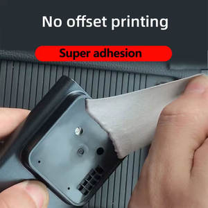 Ruban adhésif double face <span class=keywords><strong>rond</strong></span> en acrylique à forte adhérence, découpé sur mesure en usine, film rouge, résistant - Product Image 4