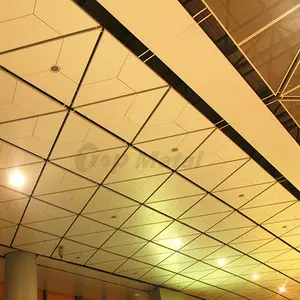 Waterproof Meeting Room, Office Building Square Ceiling, Hospital Roof Aluminum Metal Ceilings Clip in Ceiling System