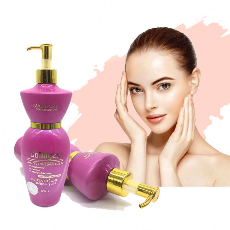 Коллаген и глютатион, волшебный светящийся отбеливающий лосьон для тела, крем, моситуризирующий, Осветляющий, справедливое молоко