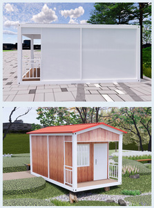 Container Ufficio Prefabbricato Portatile WinFair Chile con Tetto Triangolare, Casa Container da 20 Piedi <span class=keywords><strong>in</strong></span> <span class=keywords><strong>Vendita</strong></span> con Veranda - Product Image 3