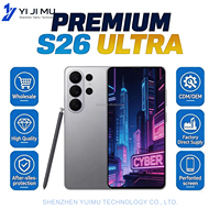 Téléphone portable 5G S26 Ultra débloqué 22G+2TB, appareil photo 108MP, stylet intégré, double SIM, version globale, smartphone Android 15, charge rapide