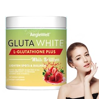 Poudre de collagène et de L-glutathion Aeglewell favorise l'éclat de la peau et un teint sain avec de la vitamine C et de la biotine pour les cheveux, la peau et les ongles
