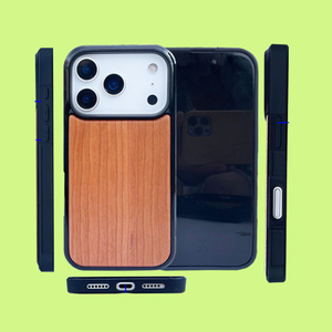 Thiên Nhiên Bằng Gỗ Trường Hợp Điện Thoại Gỗ Thật Trống Biểu Tượng Tùy Chỉnh Di Động Bìa Cho <span class=keywords><strong>Iphone</strong></span> 17 Pro Max 17 Không Khí 16 15 14 13 - Product Image 6