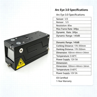 Nouveau capteur de vision laser Arc Eye 3.0 pour robot de soudage, haute vitesse CCD 30FPS 85W, résolution, interface BNC, surveillance de la piscine de fusion