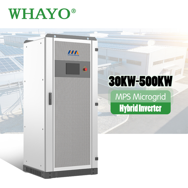 Megarevo 30KW 100KW 150KW Hybrid Solar Inverter MPS0030-0500 Battery Energy Inverter for Commercial Grid Systems