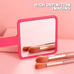 Hot bán nhựa trang điểm mỹ phẩm Gương vuông Pocket cầm tay mini gương - Product Image 2