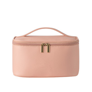 La trousse de toilette de voyage rose en PU la plus à la mode pour femmes - Product Image 6