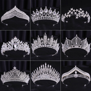 Nuova Corona di Fiori di Alta Qualità, Accessori per Capelli da Sposa, Tiara Nuziale con Cristalli per Donna - Product Image 2