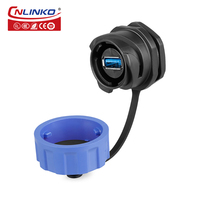 Conector de datos USB de plástico M24 para oficina e industria, calidad estable, popular
