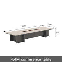 Ensemble de table et de chaises de conférence de bureau en bois, design modulaire, fabriqué en Chine pour l'hôtellerie et le bureau