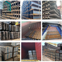 Poutre en acier de type H robuste Q235B Q355B SS400 laminée à chaud pour la construction industrielle