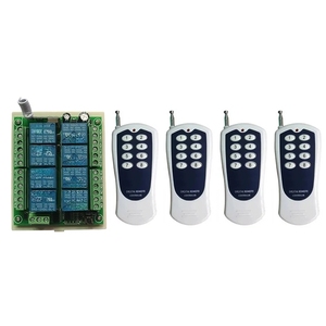 <span class=keywords><strong>DC</strong></span> 12V 24V <span class=keywords><strong>8</strong></span>ช่อง8CH ตัวรับและควบคุมรีเลย์ RF แบบสากลสำหรับรีโมทคอนโทรลไร้สาย .... - Product Image 1