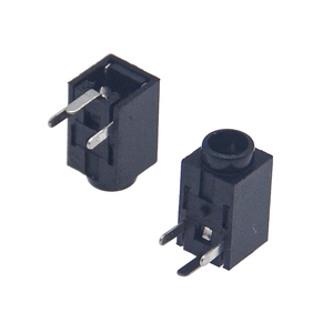 Conector Hembra PJ-210E de 2.5mm para Audio, Montaje Horizontal de 3 Pines, Diseño de Perfil Bajo con Carcasa Completamente de Plástico - Product Image 3