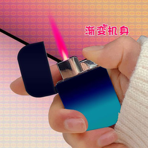 ไฟแช็กไฟฟ้ากันลม ดีไซน์โลหะไล่เฉดสี สำหรับแจกเป็นของขวัญส่วนตัว - Product Image 5
