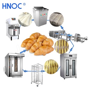 Ligne de production de croissants entièrement automatique HNOC Machine automatique de fabrication de croissants surgelés boulangerie - Product Image 1
