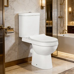 WC portable en céramique à évacuation par le sol (P-trap) 651*369*815mm, haute qualité, prix abordable, service attentif - Product Image 4