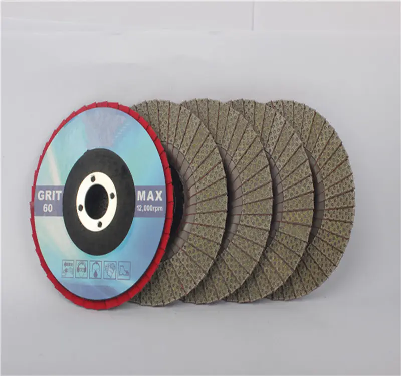 Electroplated Tool 5 Inch Diamond Cup Wheel 125mm Diamond Flap Disc For Grinding Stone/Glass/Sainless Steel