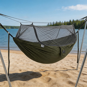 Hamac moustiquaire Navyice Pro, capacité 300 kg, maille haute densité 35g, système de poteaux en arche, vente en gros 40HQ FCL - Product Image 1