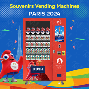 Juegos de verano franceses, empujador en espiral, venta de primavera, personalización Frigia, máquina expendedora de bebidas frías con identificador de edad - Product Image 2