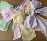 2025 nouveau panier de pâques personnalisé ceinture bébé Swaddle Seersucker vichy couronne ceinture porte décor cintre ceinture ceinture arc