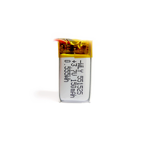 Chất Lượng Cao <span class=keywords><strong>3.7V</strong></span> Lipo Pin 551525 <span class=keywords><strong>150MAh</strong></span> 0.555Wh <span class=keywords><strong>Lithium</strong></span> <span class=keywords><strong>Polymer</strong></span> Có Thể Sạc Lại Pin - Product Image 3