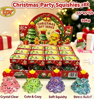 Jouet anti-stress en PU souple en forme de sapin de Noël, très populaire, pour enfants, idéal pour les fêtes, en boîte