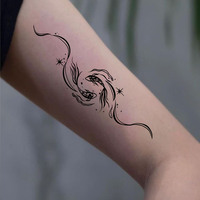 2024 nouveau Design imperméable semi-permanent à base de plantes jus de plantes encre temporaire autocollants de tatouage pour hommes et femmes utilisation de la main