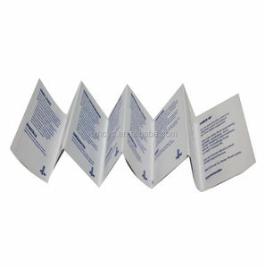 Custom Disposable Eco-Friendly Promotional Folded Flyer Instruction Manual Full Color Print Matte/Glossy Lamination Foil - Product Image 5