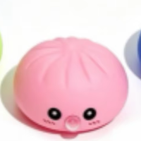 Popular altavoz Bluetooth de silicona con diseño de panecillos al vapor y dibujos animados, juguete de descompresión