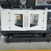 Centre d'usinage CNC à portique 5 axes de haute précision BT40/BT50 à broche unique, système de contrôle Fanuc automatique robuste, fabriqué en Chine